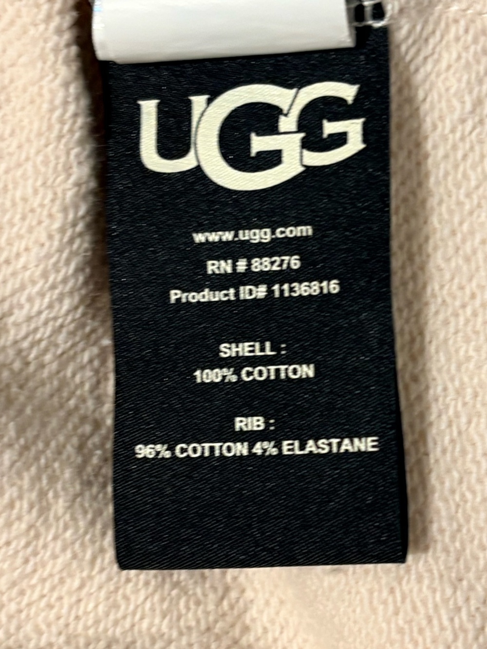 UGG Teagin crop Cream Knit Top S - Picture 5 of 7